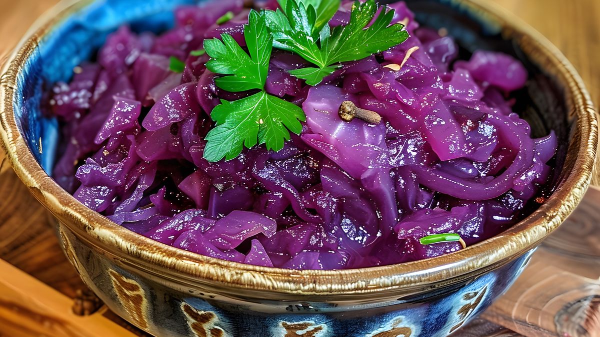 Czerwona kapusta duszona to idealny dodatek do obiadu