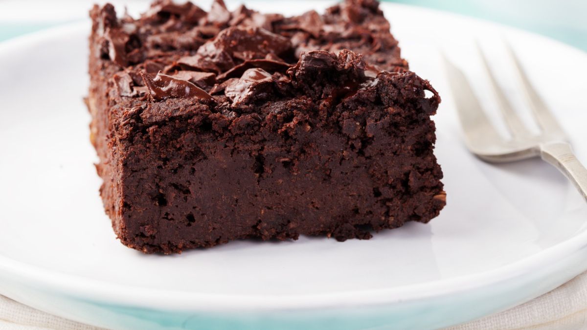 Bananowe brownie bez mąki i cukru