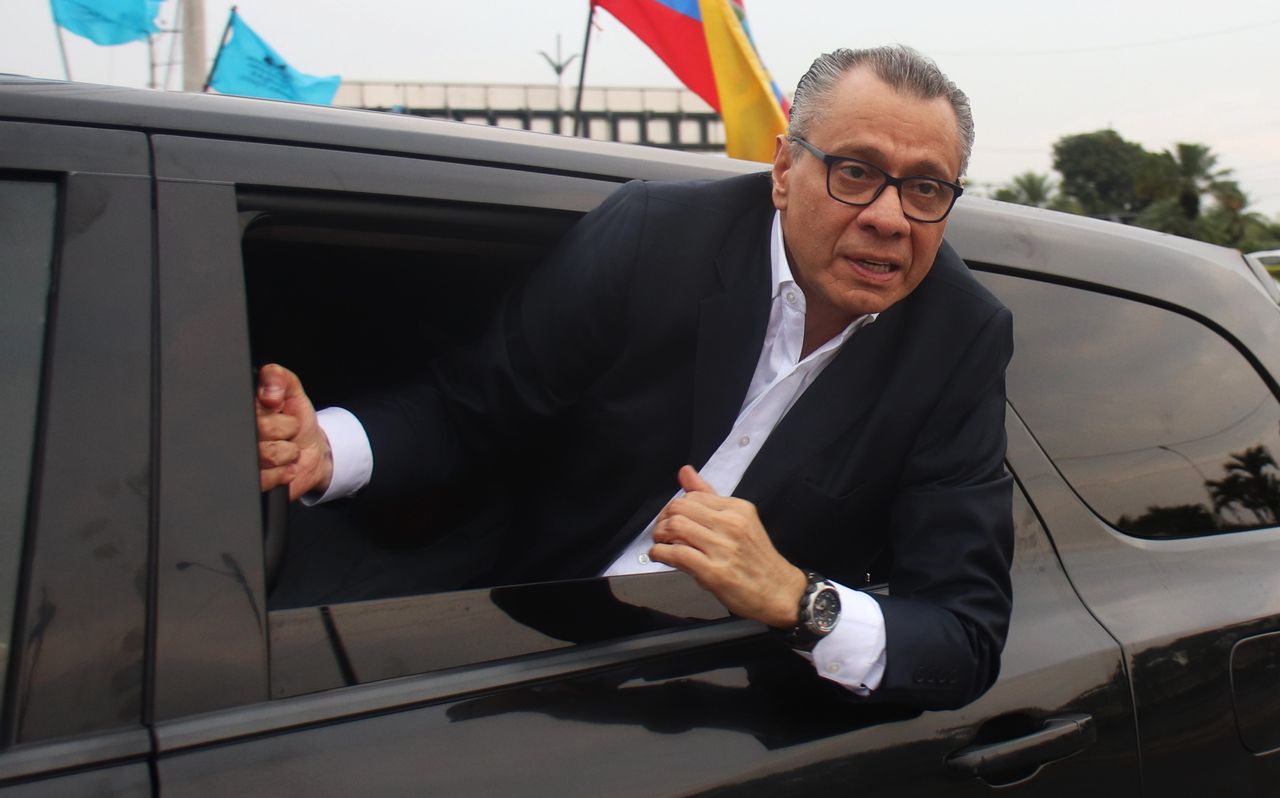 Police entered the Mexican embassy in Quito and arrested Jorge Glas - in the photo Glas in 2022