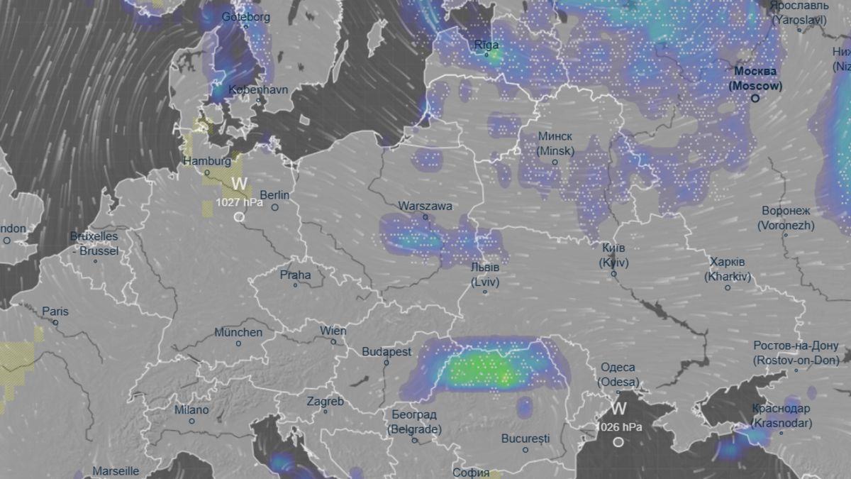 IMGW przedstawił nową prognozę pogody. Przewidywane są opady.