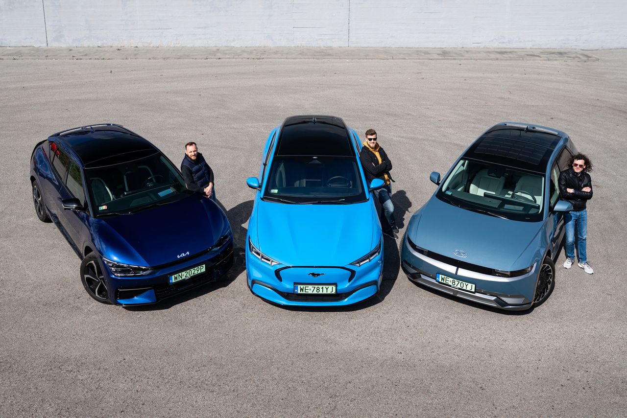 Test: Kia EV6 vs. Ford Mustang Mach-E vs. Hyundai Ioniq 5 – o wygranej nie zawsze decyduje zasięg