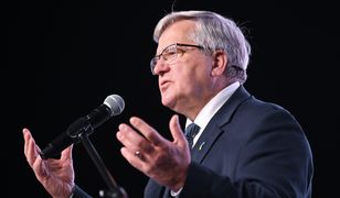 Spadek notowań Trzaskowskiego. Komorowski: "Ze mną też tak było"