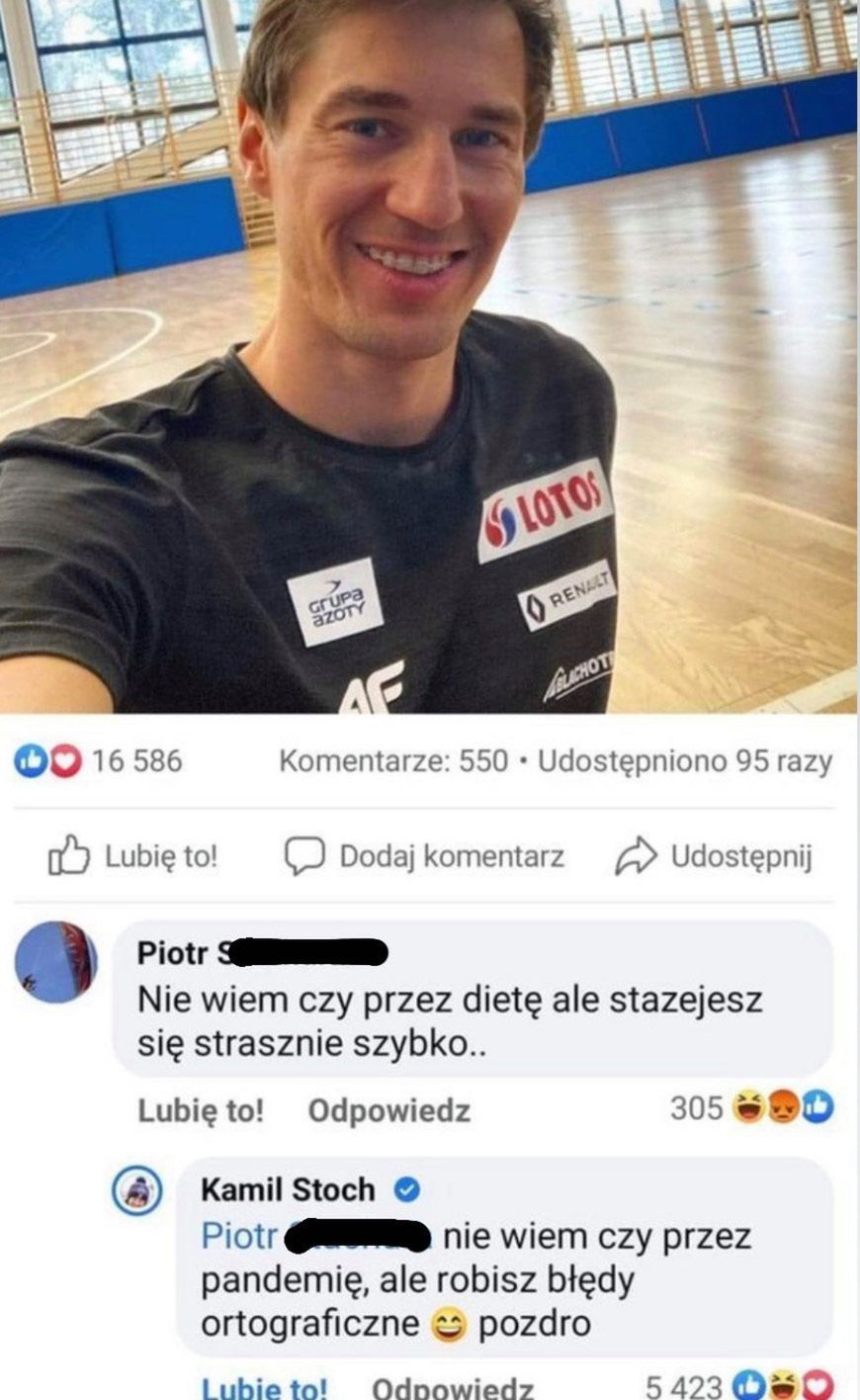 Kamil Stoch - riposta