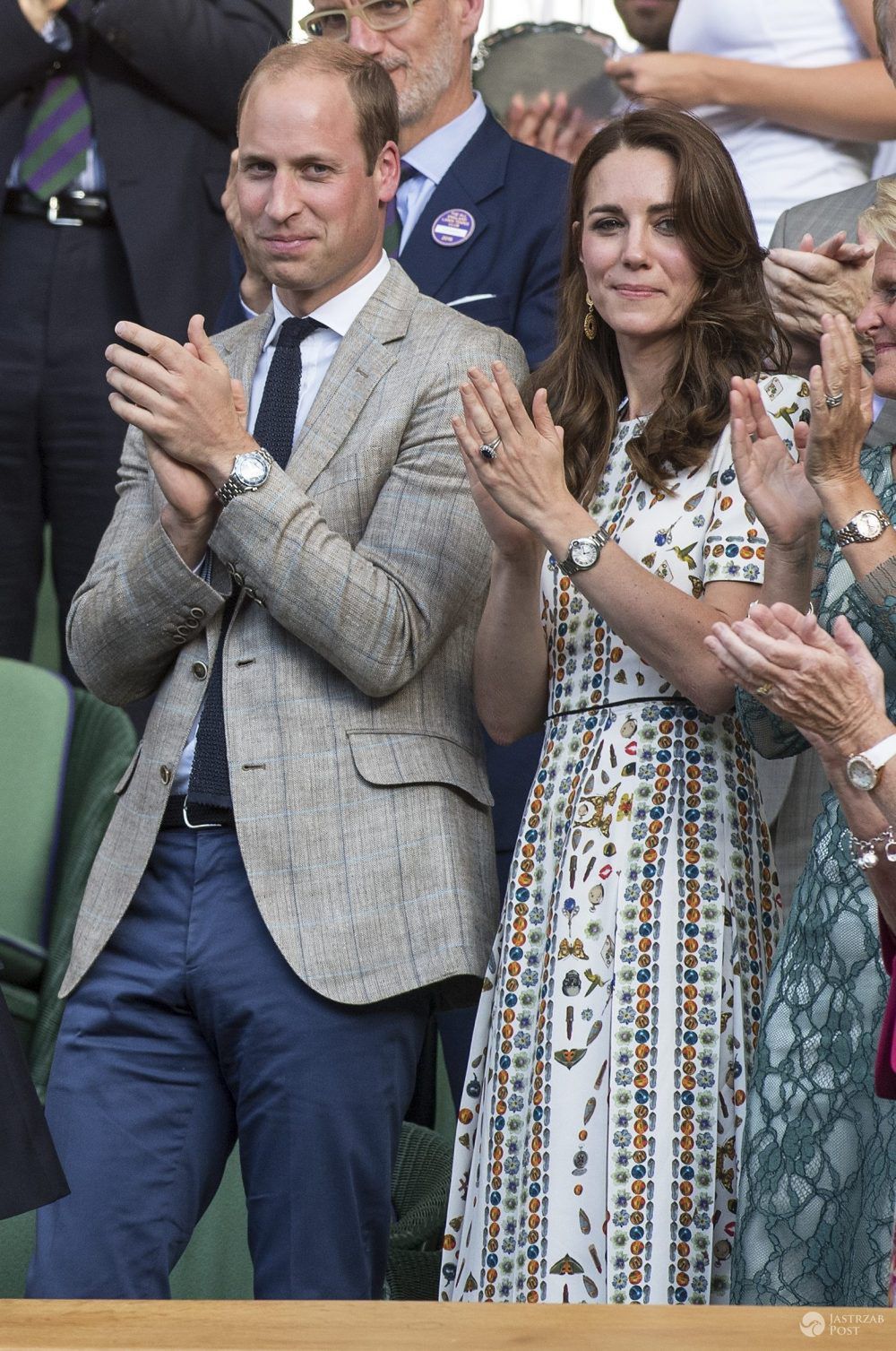 Księżna Kate i książę William w finale Wimbledonu (fot. ONS)