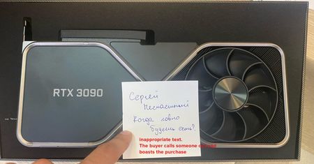 Rosyjska wojna o GeForce'y RTX 3080: za kartę rzucają się sobie do gardeł