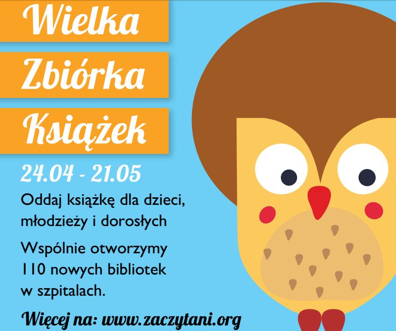 Wielka Zbiórka Książek: oddaj książkę, stwórz bibliotekę, zainspiruj innych