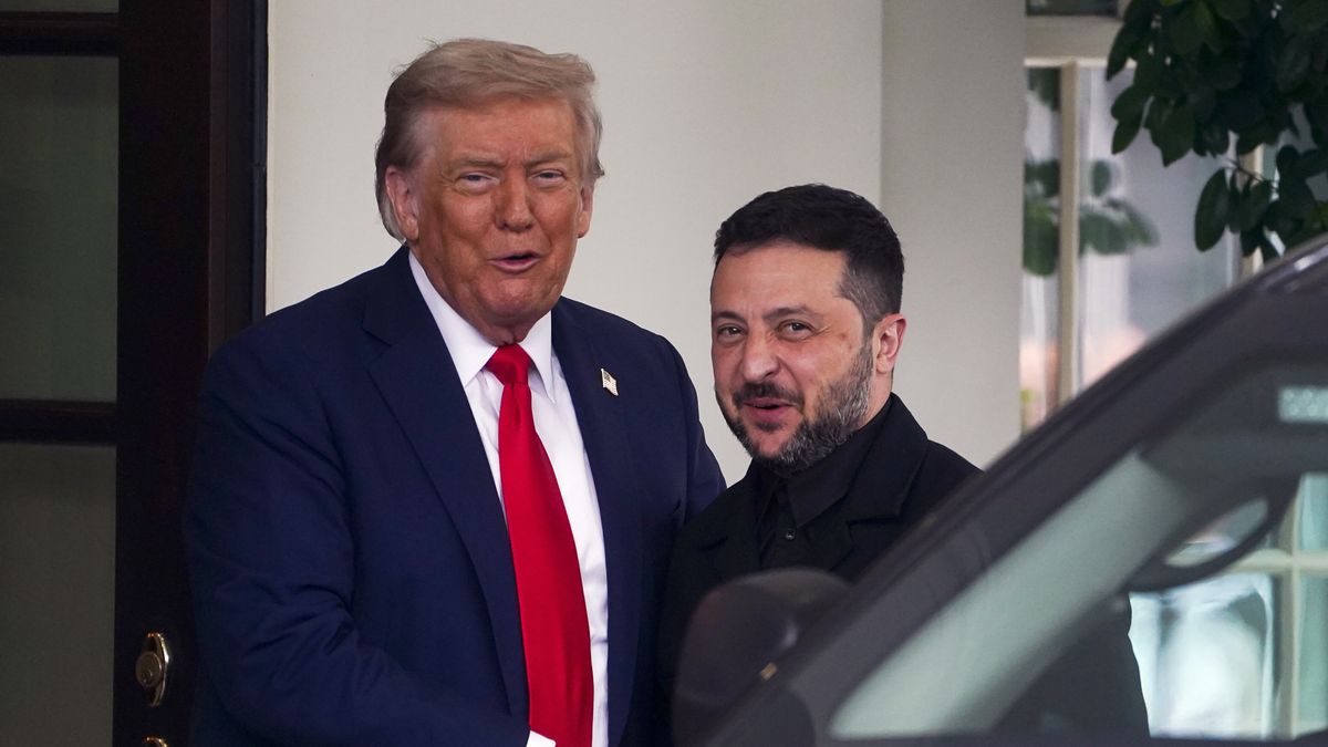 Donald Trump i Wołodymyr Zełenski