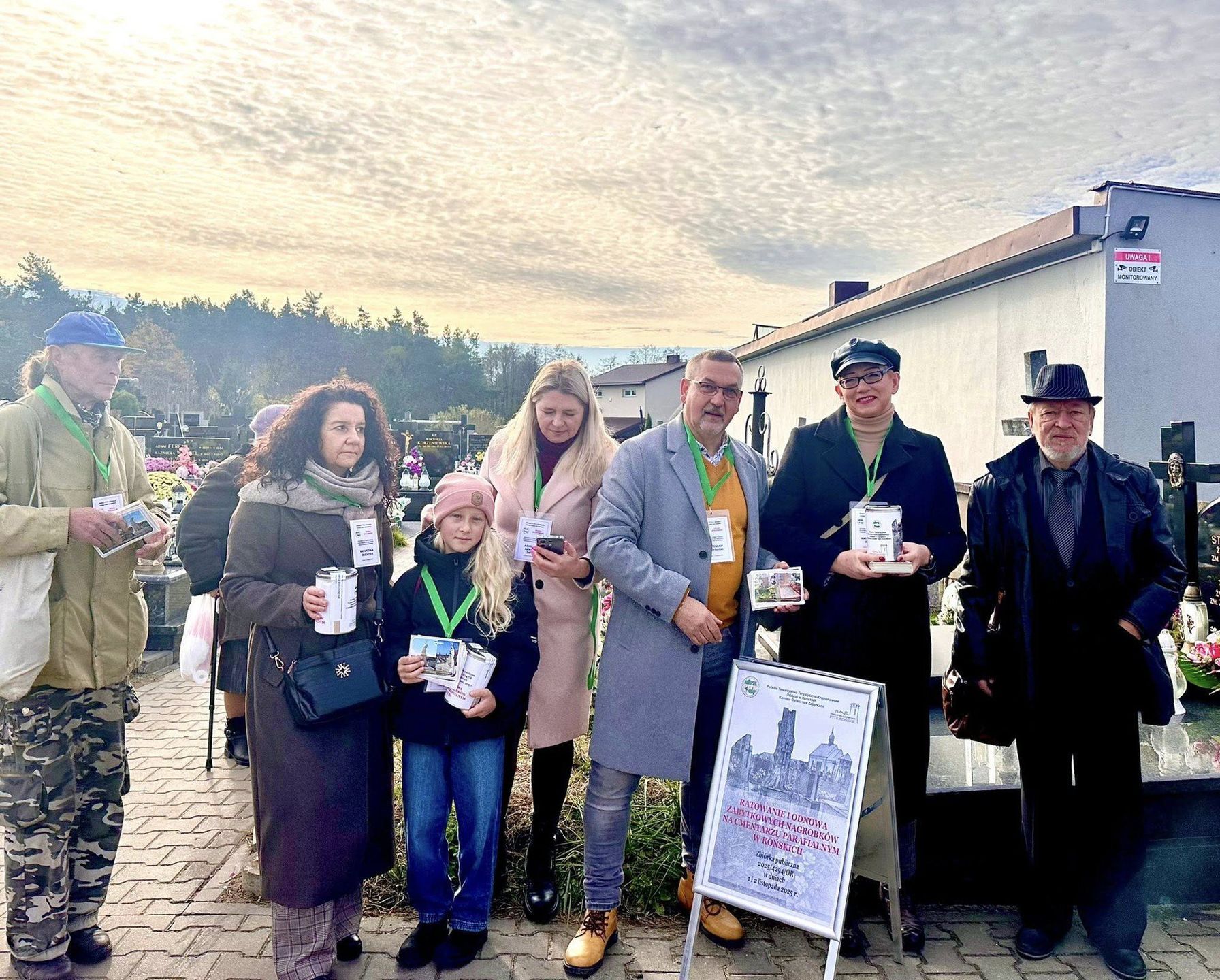 Kwesta PTTK na koneckim cmentarzu