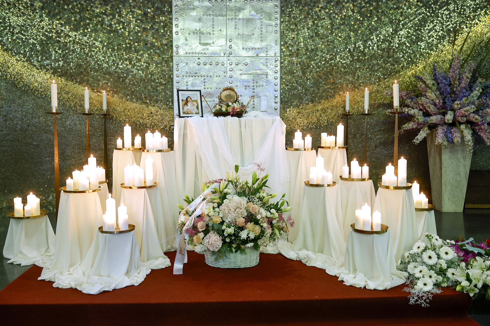 Pogrzeb Agnieszki Maciąg - świece