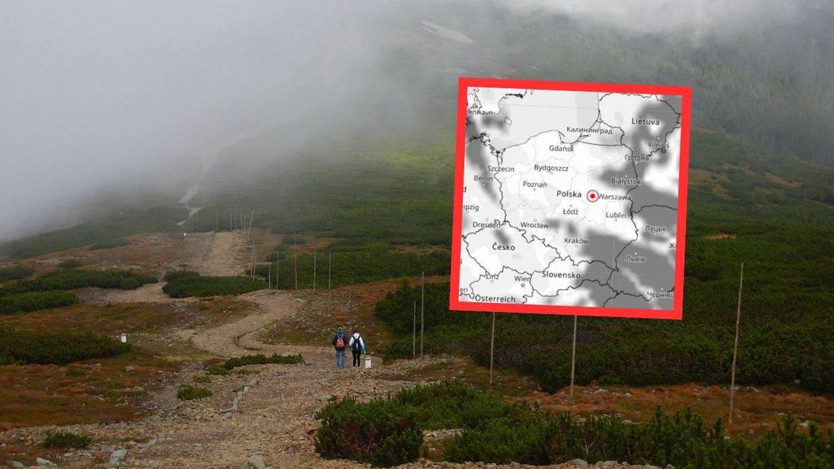 Silne zamglenia i burze na południu Polski