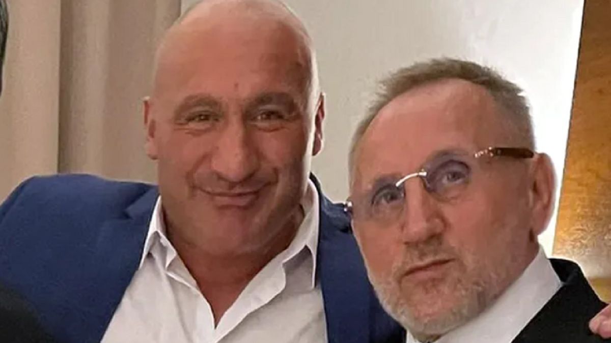 Marcin Nejman (left) introduced Andrzej, the new head of his organization 