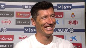 Lewandowski zapytany o króla strzelców. Nie powstrzymał się od śmiechu