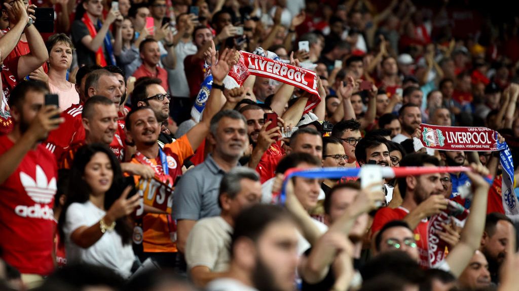 Getty Images / Andrew Powell/Liverpool FC / Na zdjęciu: kibice Liverpool FC