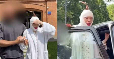 Julia von Stein pokazała, jak wlecze się do domu po operacji. Miała spore problemy z poruszaniem się