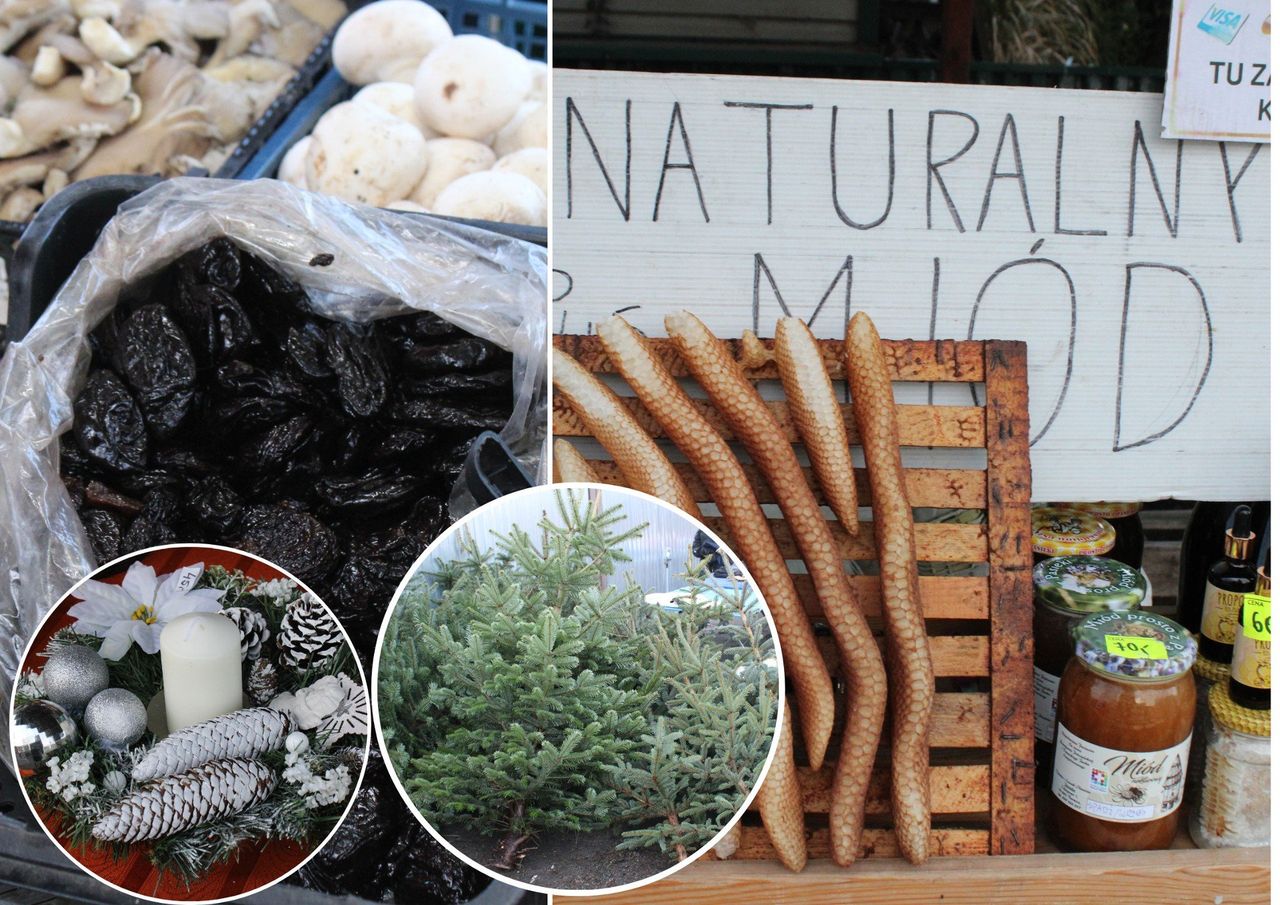 Koszalin: Wtorek na targowisku. Świątecznie i różnorodnie na stoiskach