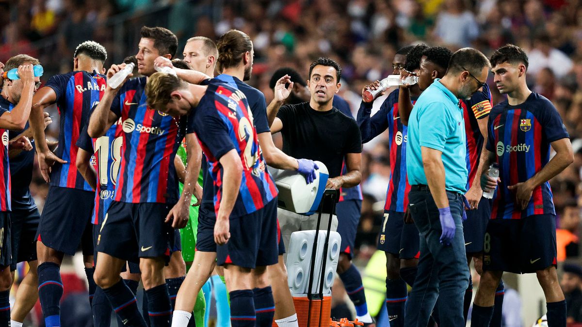 Getty Images / David S. Bustamante / Na zdjęciu: piłkarze FC Barcelony