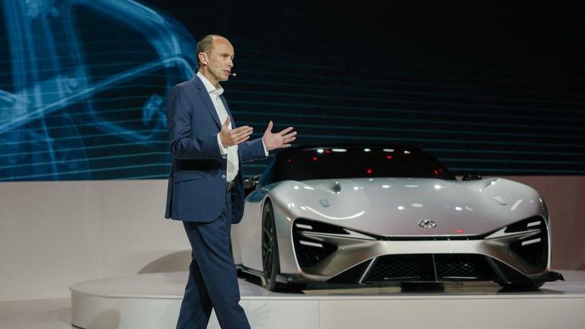 Matt Harrison, CEO Toyota Motor Europe podczas Kenshiki Forum 2022 w Brukseli