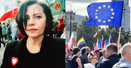 Dagmara Domińczyk też była na Marszu Miliona Serc. Gwiazda "Sukcesji" relacjonowała: "Młodzi i starsi, z nadzieją na JEDNOŚĆ I RÓWNOŚĆ" (FOTO)
