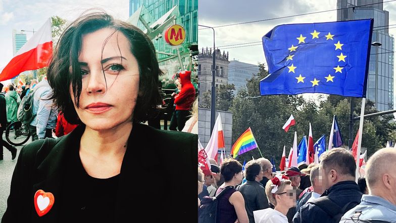 Dagmara Domińczyk też była na Marszu Miliona Serc. Gwiazda "Sukcesji" relacjonowała: "Młodzi i starsi, z nadzieją na JEDNOŚĆ I RÓWNOŚĆ" (FOTO)