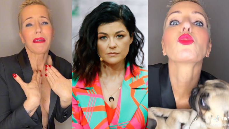 Paulina Smaszcz tańczy do piosenki Miley Cyrus, odpowiadając na pytanie, czy ma na sobie GARNITUR CICHOPEK (WIDEO)