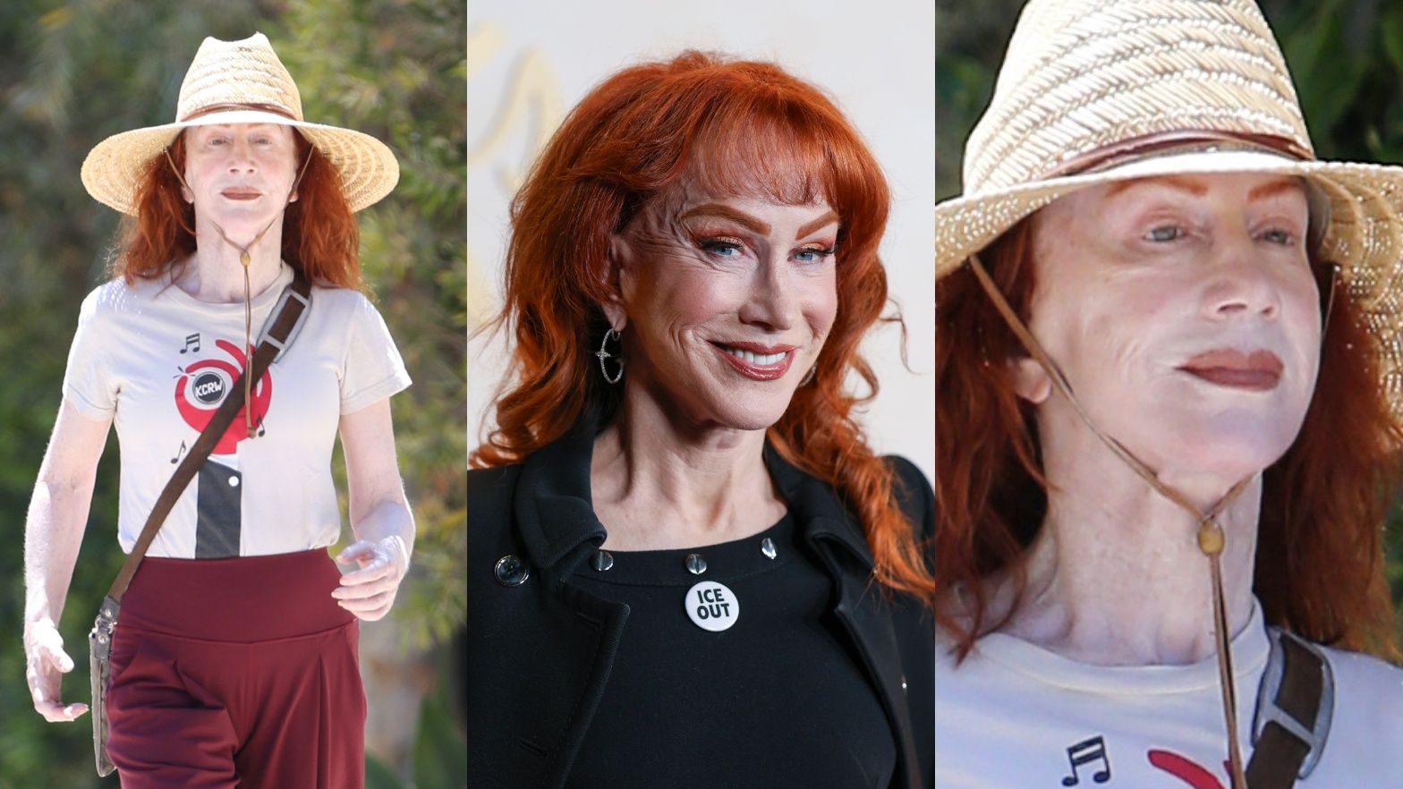 Kathy Griffin chwali się efektami trzeciego liftingu na spacerze