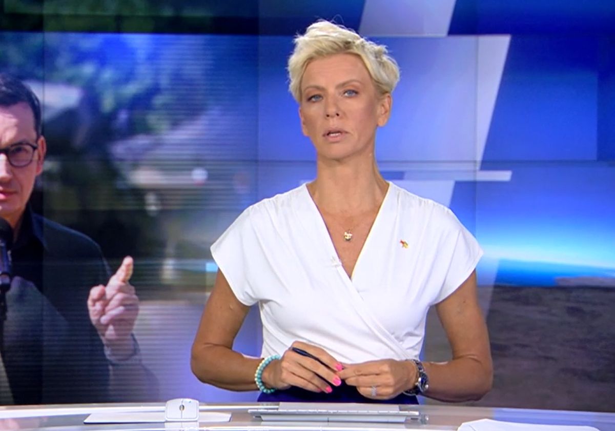 Anita Werner prowadziła "Fakty" 13.08.2023