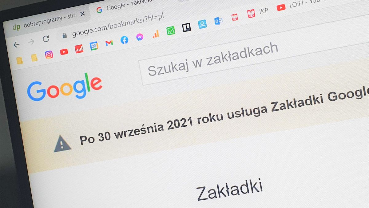 Zakładki Google nie będą działać po 30 września