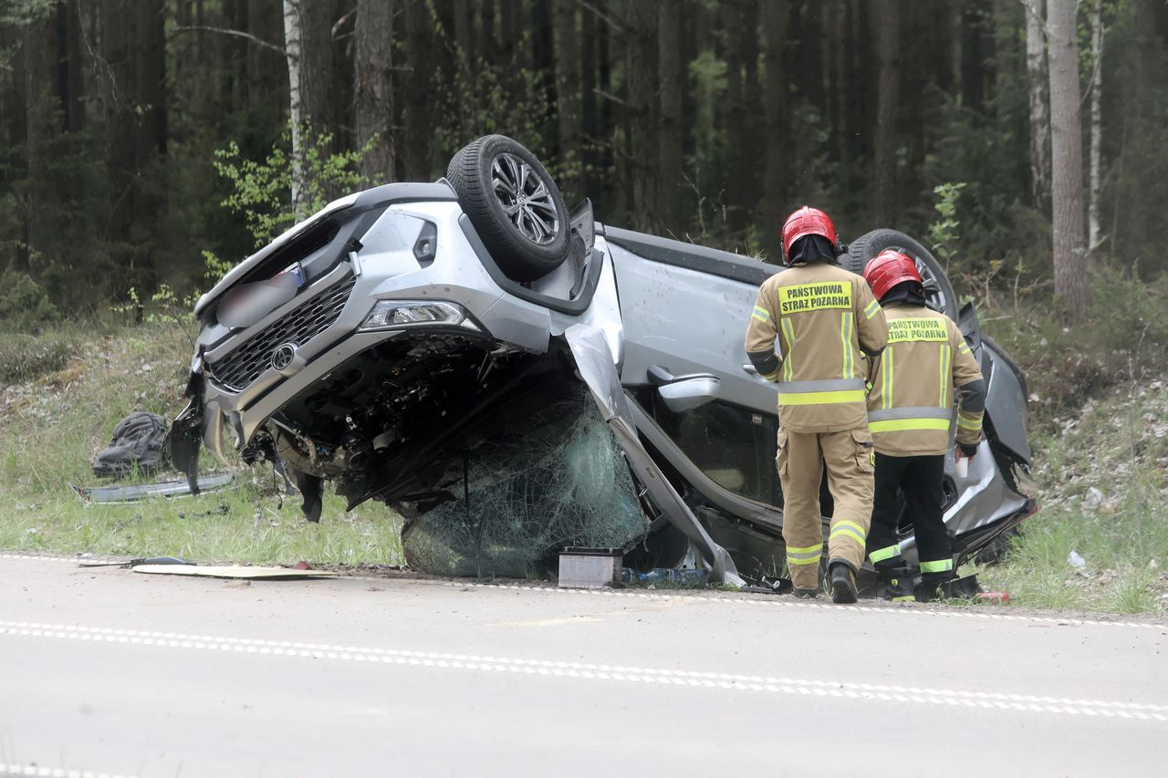 11 osób w aucie osobowym. Śmiertelny wypadek na Podlasiu