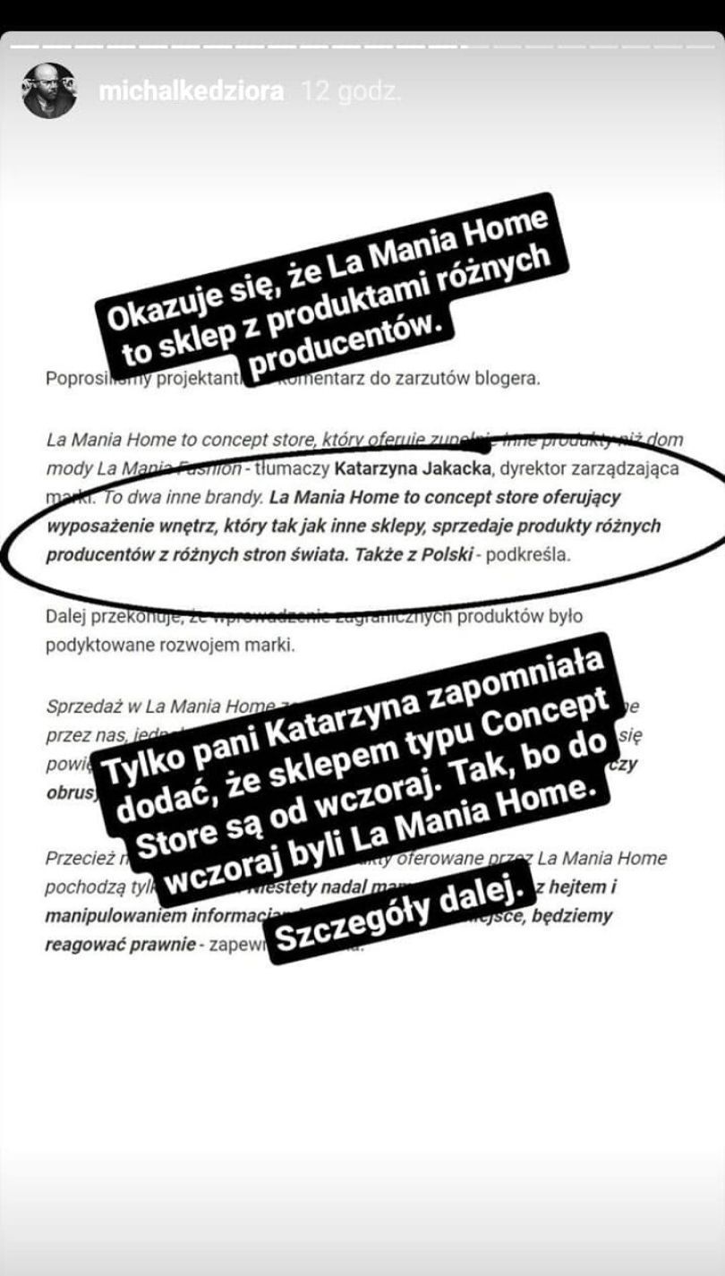Michał Kędziora znów uderza w La Mania Home