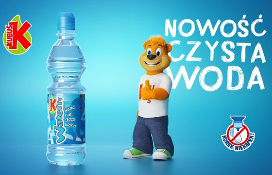 Dzieci w ciągłym ruchu promują nową wodę Kubuś Waterrr (wideo)