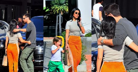 Kourtney Kardashian przytula się do Scotta Disicka na parkingu. Sofia będzie zazdrosna? (FOTO)