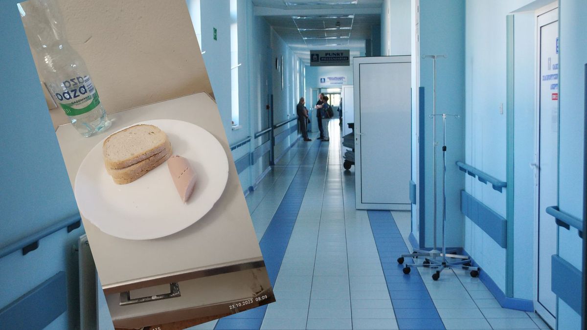 Pokazał szpitalne śniadanie