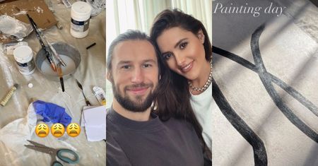 Zapracowana Celia Jaunat oddaje się MALARSTWU w posiadłości w Grecji. Prawdziwa kobieta renesansu? (FOTO)