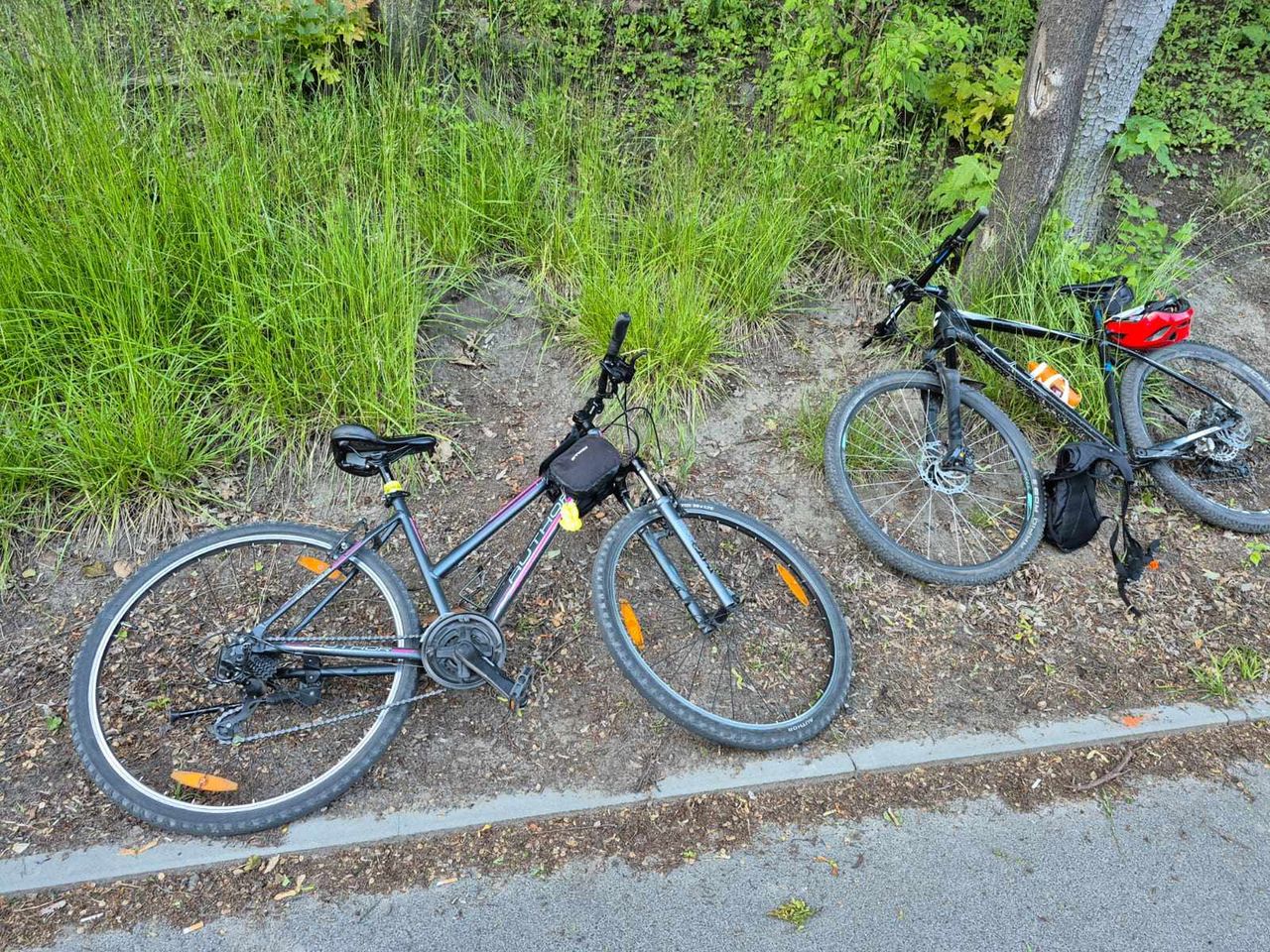 Potrącenie rowerzystów na ulicy Mostowej