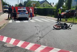 Lubin. Fatalny wypadek. Motocyklista zginął na miejscu