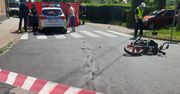 Lubin. Fatalny wypadek. Motocyklista zginął na miejscu
