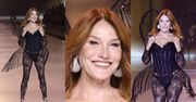 56-letnia Carla Bruni debiutuje na wybiegu w roli aniołka "Victoria's Secret". Jak sobie poradziła?