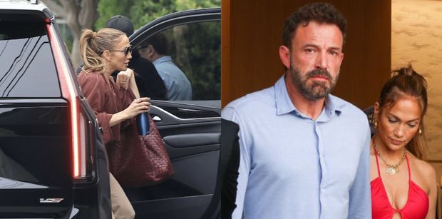 Jennifer Lopez widziana pierwszy raz po tym, jak media ogłosiły, że przygotowuje się do rozwodu z Benem Affleckiem (ZDJĘCIA)
