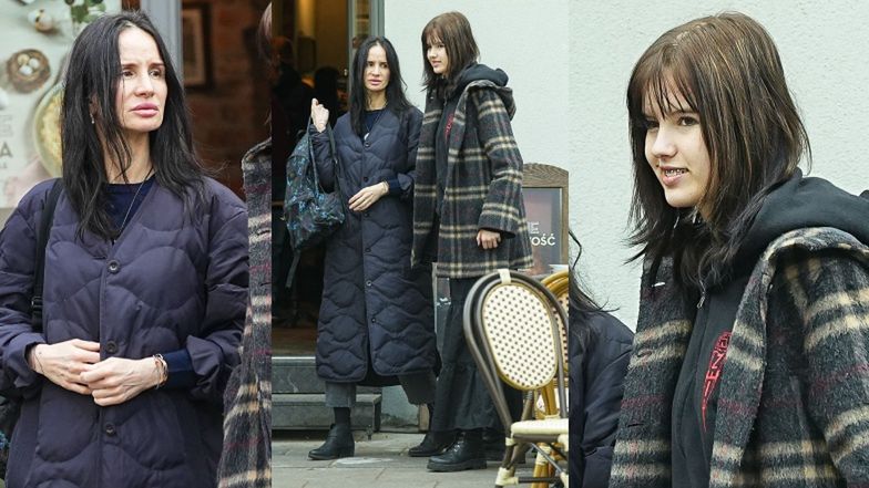 Viola Kołakowska z córką