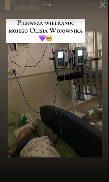 Syn Magdaleny Stępień spędził święta wielkanocne w szpitalu