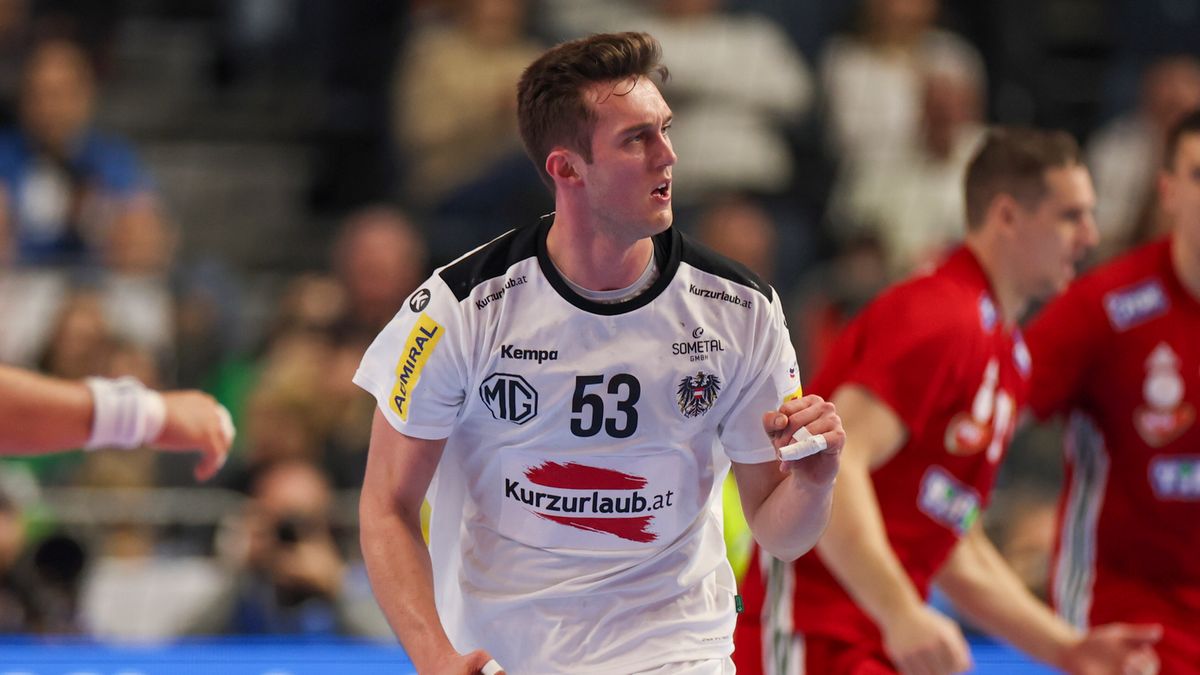 PAP/EPA / CHRISTOPHER NEUNDORF / Na zdjęciu: Nikola Bilyk z reprezentacji Austrii