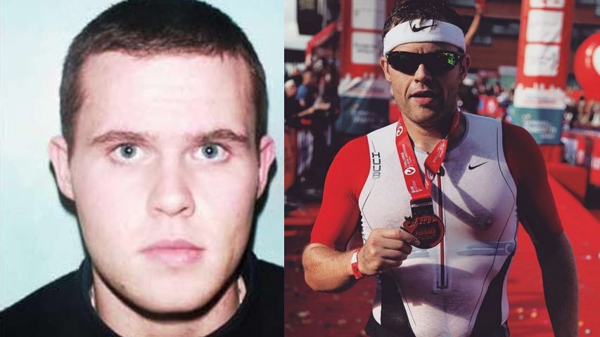 Zdjęcie okładkowe artykułu: Instagram / John McAvoy / Na zdjęciu: John McAvoy - z lewej po wyroku z 2007 r., z prawej po ukończeniu zawodów Ironman w Holandii