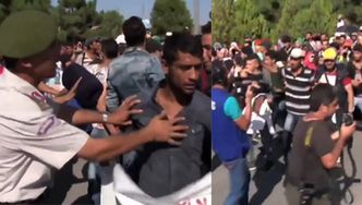 Tłum uchodźców chce przekroczyć granicę turecką!