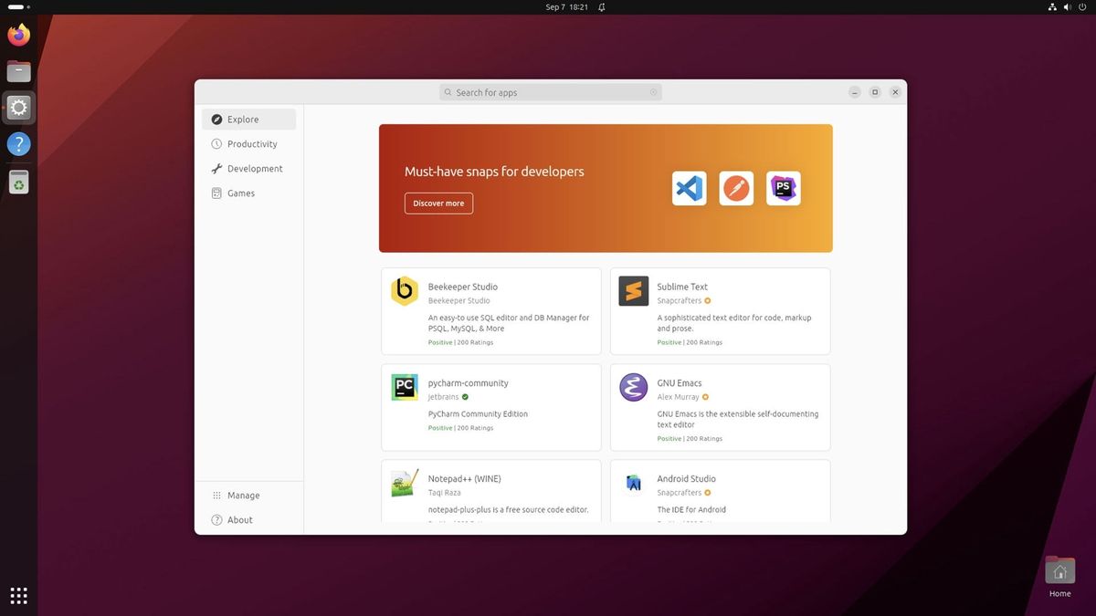 Nowe App Center w Ubuntu