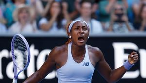 Gauff wygrała seta 6:1. Potem zaczęły się problemy
