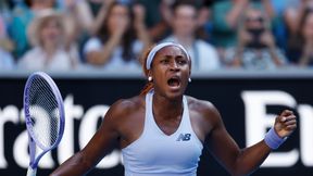 Gauff wygrała seta 6:1. Potem zaczęły się problemy