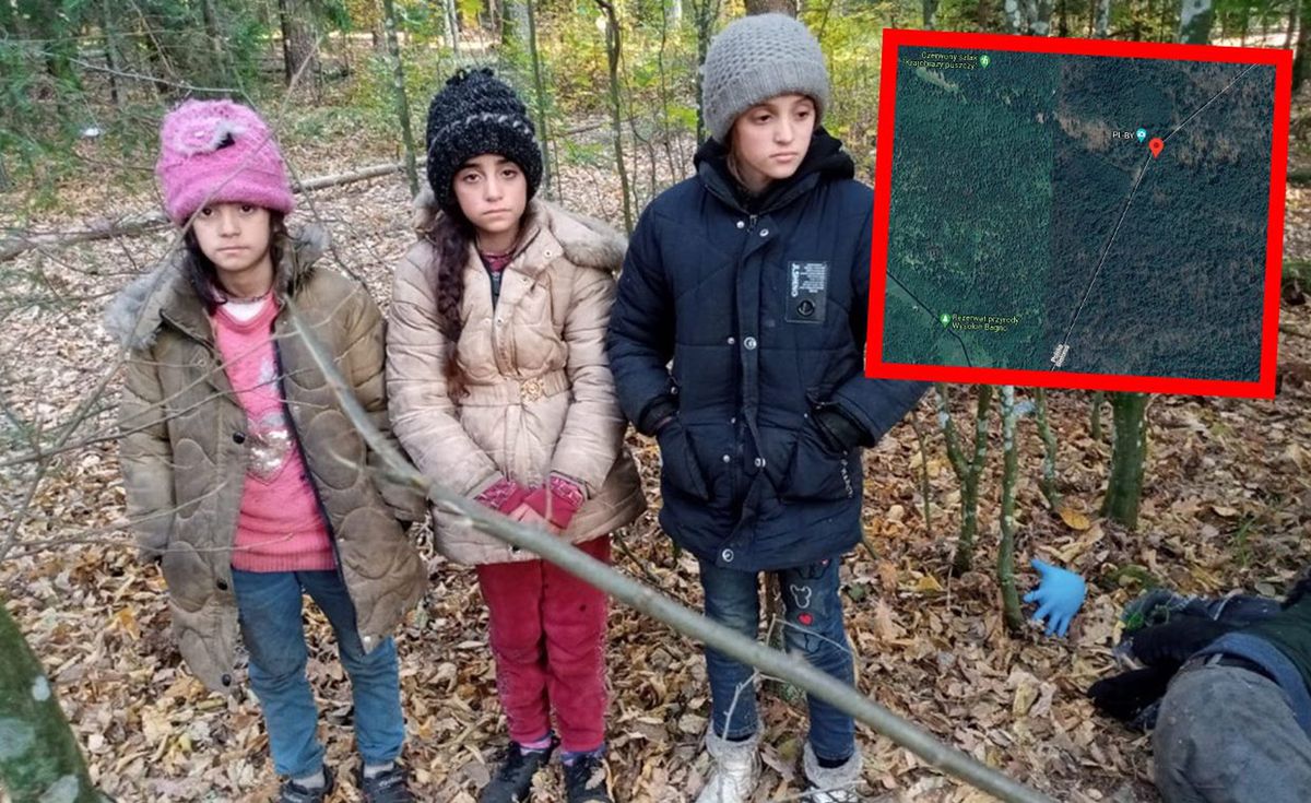 Dzieci z Michałowa odnalezione na granicy. Wirtualna Polska dotarła do członków tej grupy migrantów
