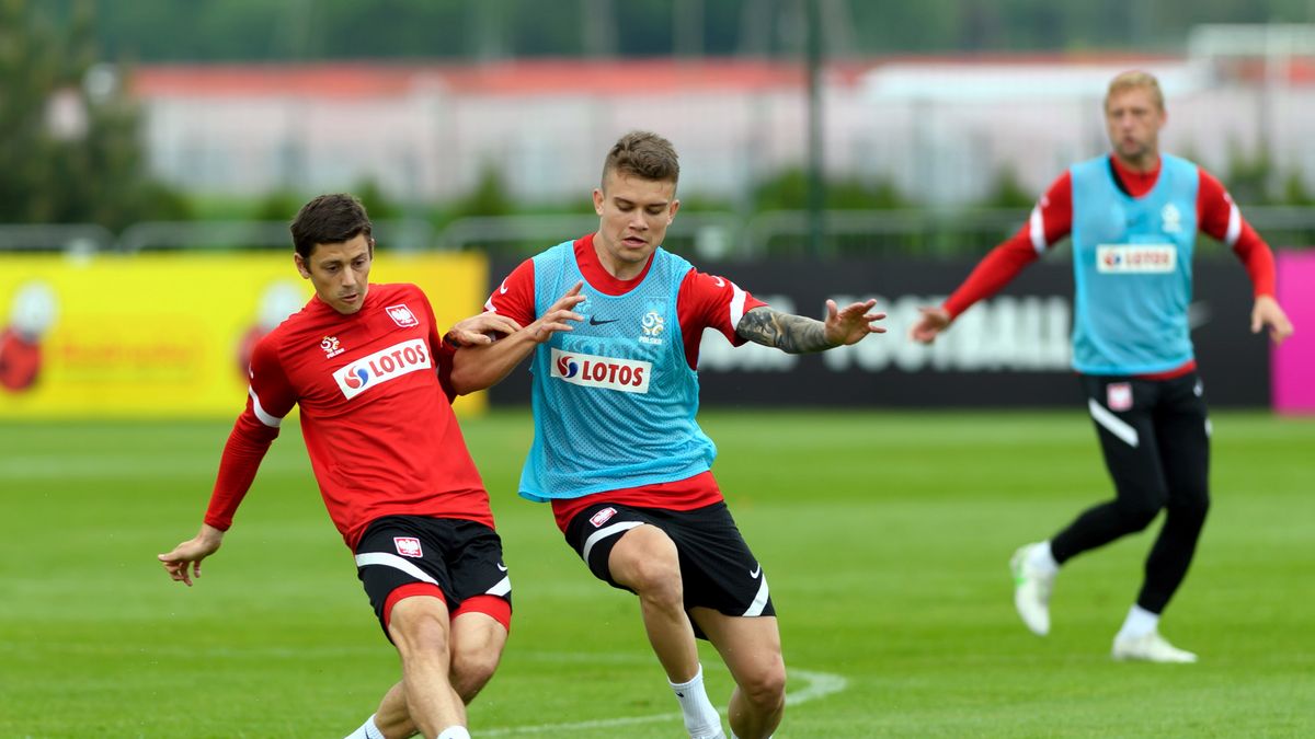 PAP / Jakub Kaczmarczyk / Na zdjęciu: Dawid Kownacki (z lewej) i Kamil Piątkowski