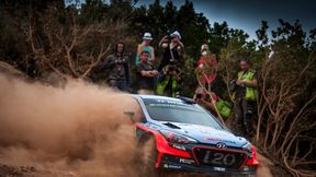 Rajd Sardynii: mega szybki Neuville wygrał pierwszy etap. Dachowanie Paddona