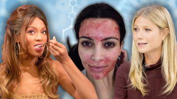 Kim Kardashian wcierała własną krew w twarz, a jej siostra piła nasienie męża. Oto największe absurdy praktykowane przez gwiazdy